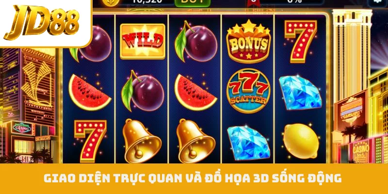 Giao diện trực quan và đồ họa 3D sống động