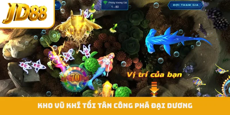 Kho vũ khí tối tân công phá đại dương