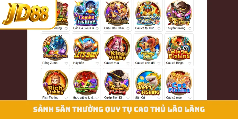 Sảnh săn thưởng quy tụ cao thủ lão làng