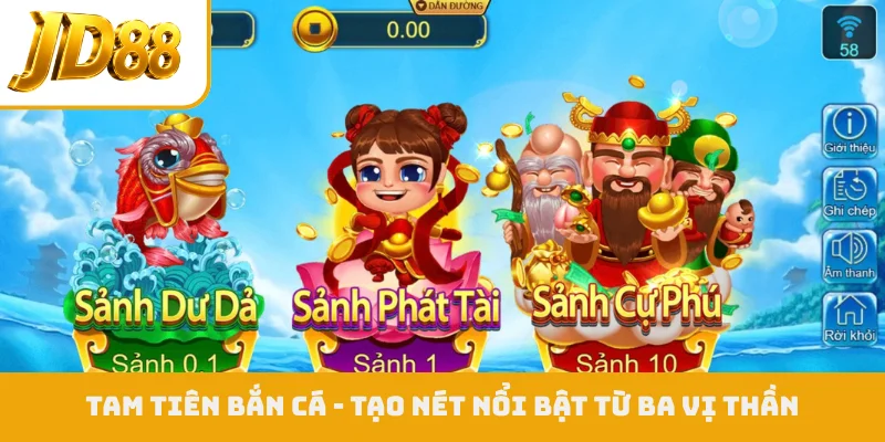 Tam Tiên bắn cá